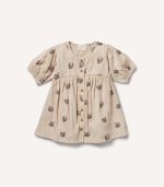 Vestido con botones arrugados - Imagen 5