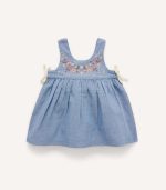 Vestido bordado de C-rangipani