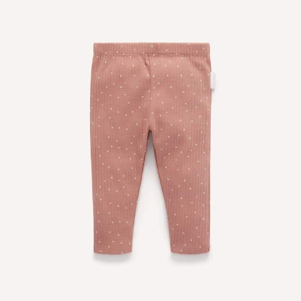 Legging básico de canalé