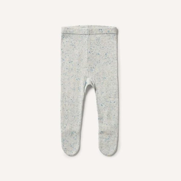 Leggings de punto con pies
